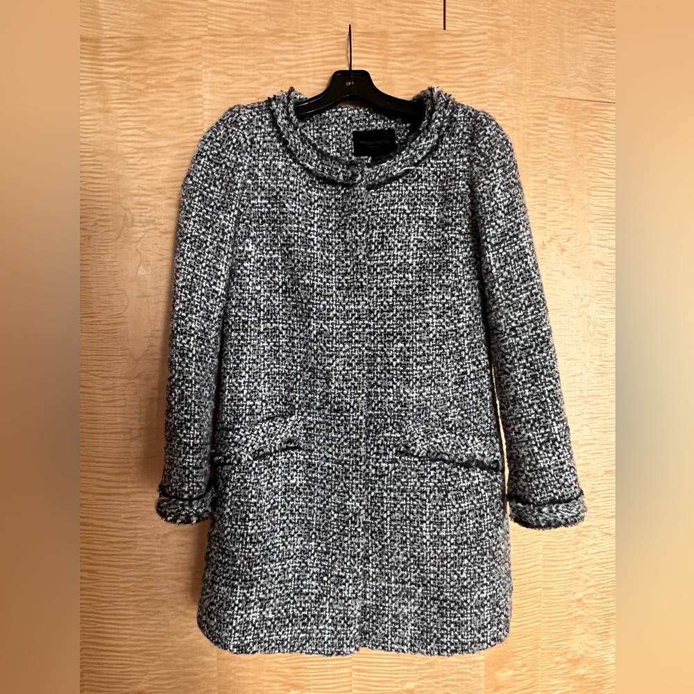 Uniqlo wool collection tweed jacket in size small (JP small)